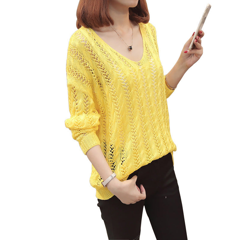 Damen Strickpullover mit Off-Shoulder-Design und Rückenschnürung R&B