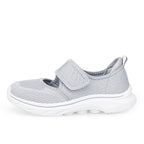 Damen Slip-On Laufschuhe mit verstellbarem Klettverschluss und atmungsaktivem Obermaterial