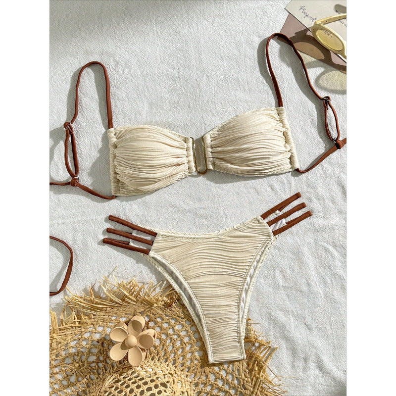 Damen Push-Up-Bikini mit Raffungen R&B