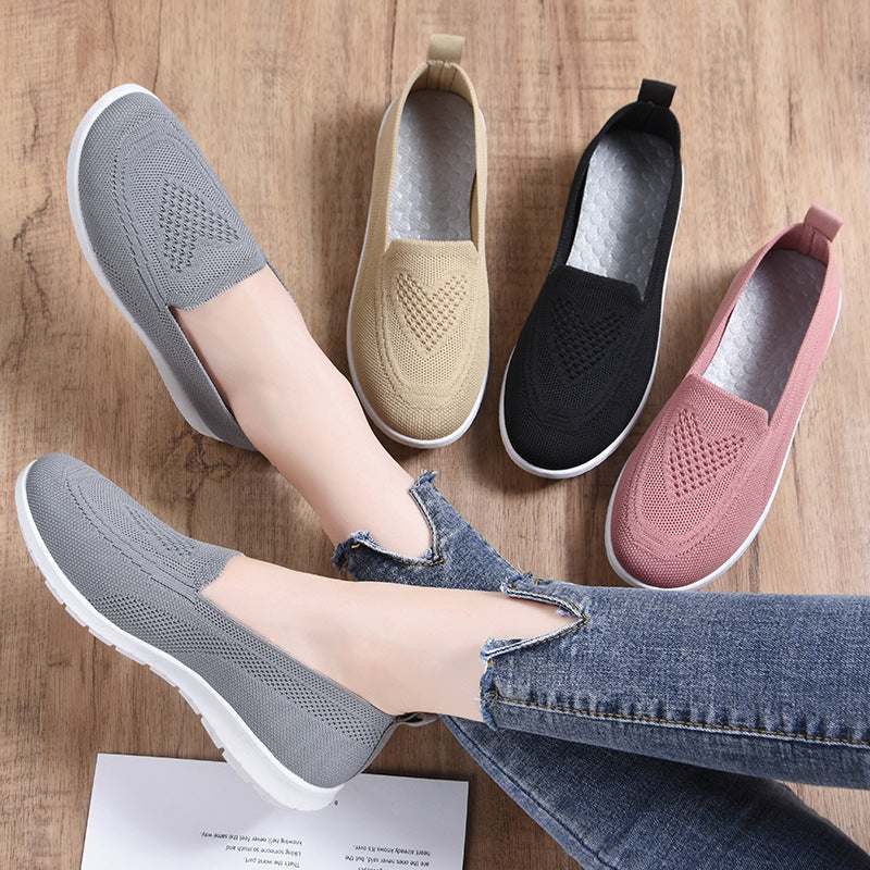 Damen Atmungsaktive Slip-On Freizeitschuhe mit flexiblem Design R&B