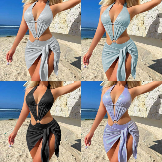 Damen Glamouröser Bikini mit einzigartigem Schnitt und verspielten Details R&B