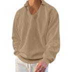 Herren lässiger Pullover mit strukturiertem Stoff und modernem Schnitt R&B