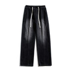Herren Weitgeschnittene Jeanshose mit elastischem Bund und modernem Design