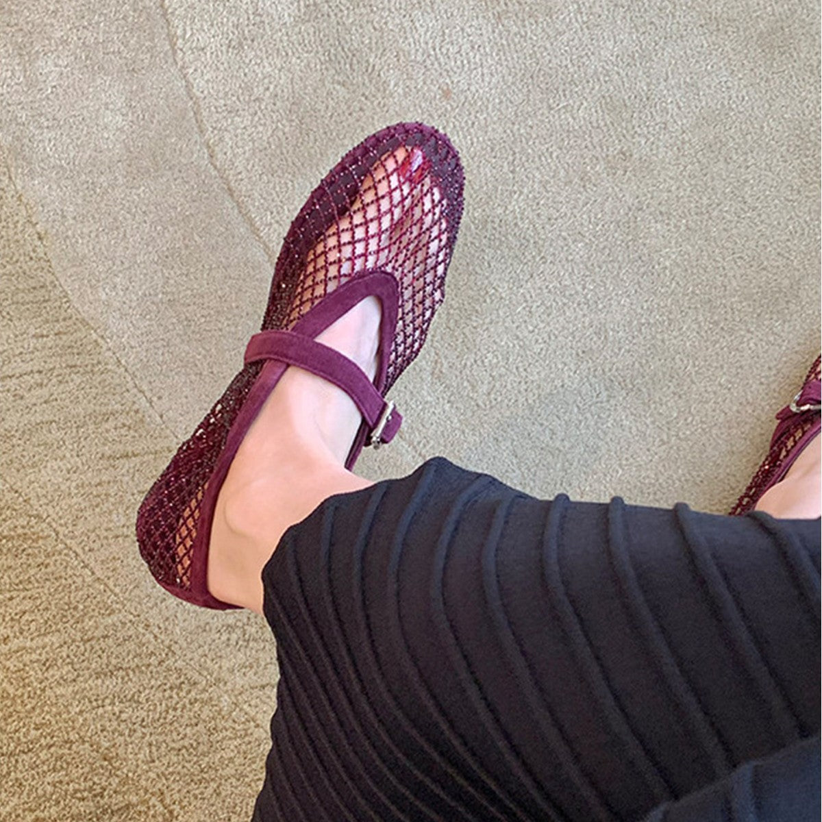 Damen elegante und bequeme Ballerinas R&B