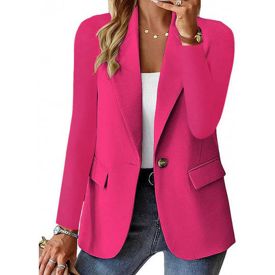 Damen Moderner Tailored Blazer mit elegante Knopfdetails R&B