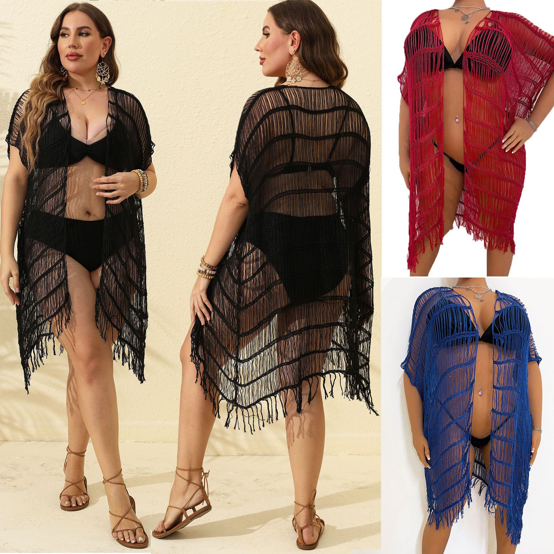 Damen Strandkimono R&B