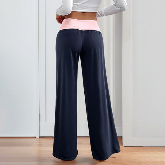 Damen Weite Sporthose mit elastischem Bund und gemütlichem Schnitt R&B