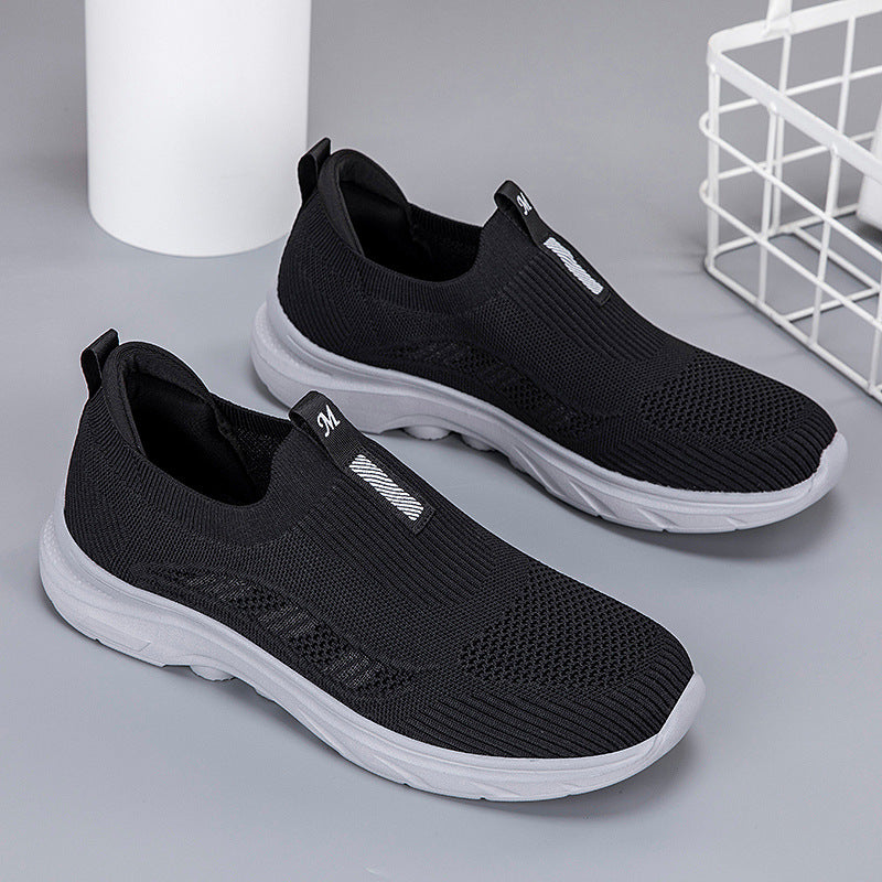 Damen Bequeme Slip-On Fitnessschuhe mit atmungsaktivem Obermaterial R&B