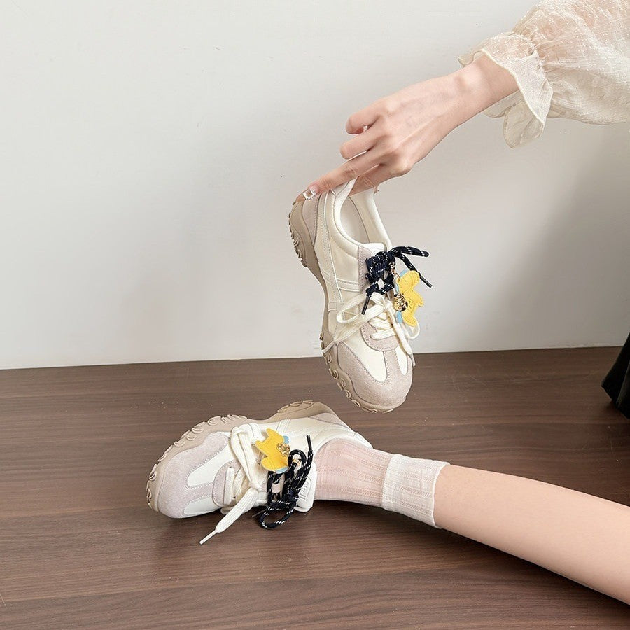Damen sportliche Lauf-Sneaker mit atmungsaktivem Mesh-Obermaterial und rutschfester Sohle R&B