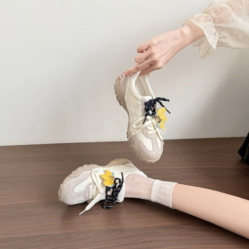 Damen sportliche Lauf-Sneaker mit atmungsaktivem Mesh-Obermaterial und rutschfester Sohle R&B
