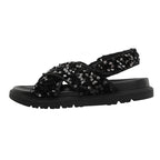 Damen Glitzernde Sandalen mit hochwertigem Riemendesign R&B