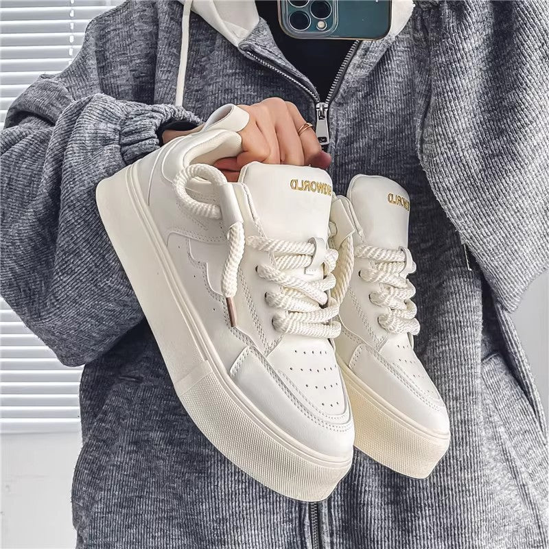 Damen trendige Plateau-Sneakers mit innovativem Design und rutschfester Sohle R&B
