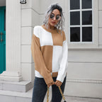 Damen Lässiger Pullover mit Blockstreifen-Design und bequemem Schnitt R&B