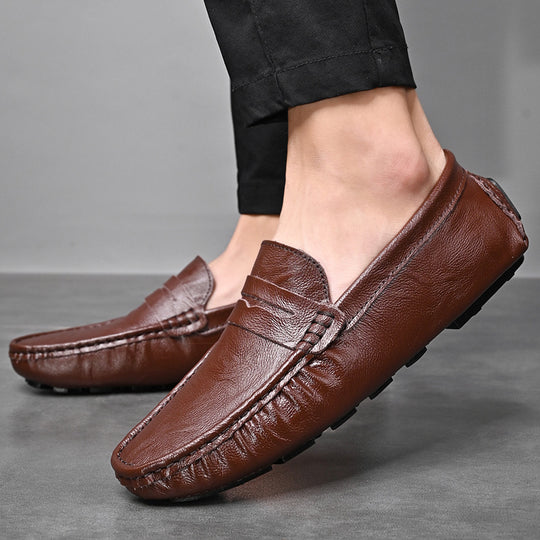 Damen Mokassins aus hochwertigem Leder mit flexiblem Sohlenprofil R&B