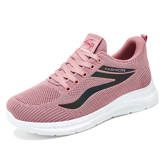 Damen Leichte und atmungsaktive Freizeitsneaker mit elastischem Schaft R&B