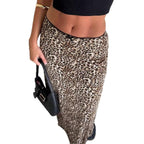 Damen Maxirock mit trendigem Leopardenmuster R&B