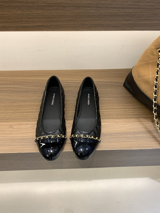 Damen Elegante Mary Jane Ballerinas mit modischem Riemchen und komfortablem Fußbett R&B