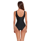 Damen Einteiliger Badeanzug mit raffinierten Schnürdetails R&B