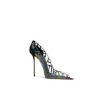 Damen elegante High Heel Pumps mit glitzerndem Strass-Design R&B