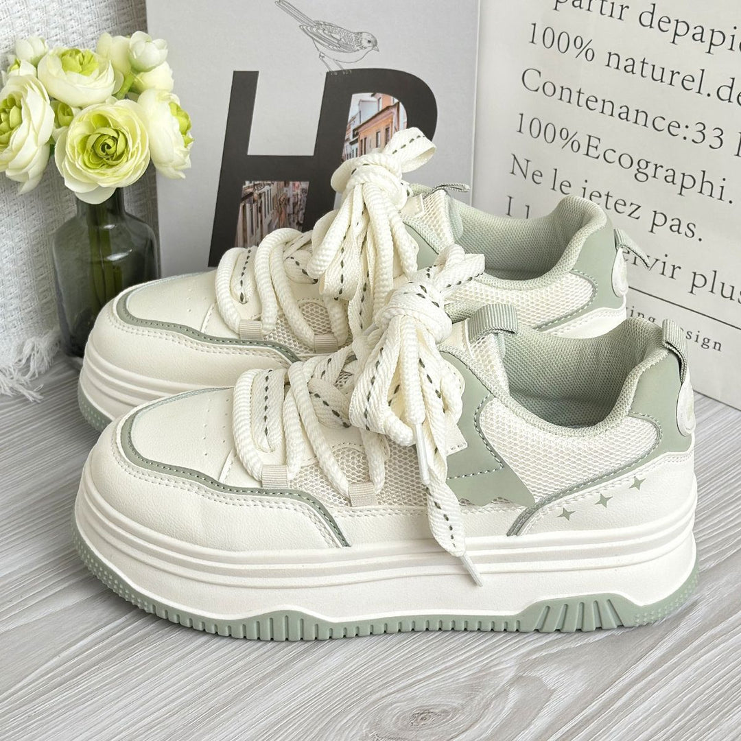 Damen Sportliche Sneaker mit dicker Sohle R&B