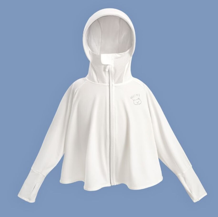 Damen atmungsaktive Sonnenschutzjacke mit Reißverschluss R&B