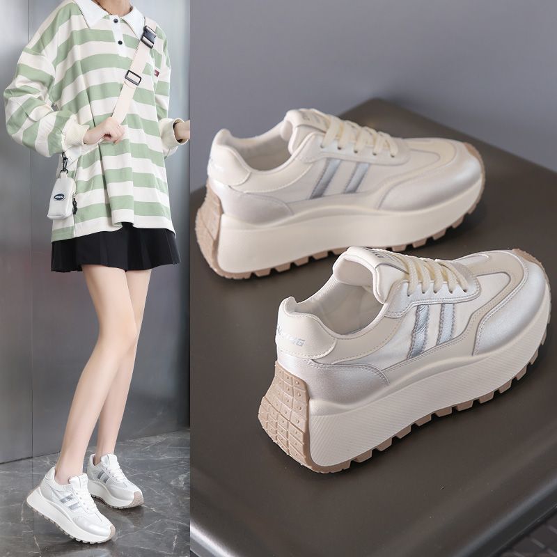 Damen Modische Plateau-Sneaker mit bequemem Fußbett und sportlichem Design R&B