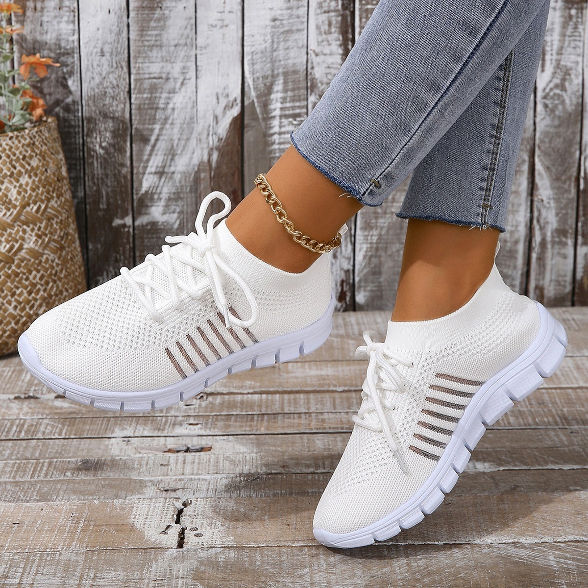 Damen Sportliche und atmungsaktive Sneakers R&B
