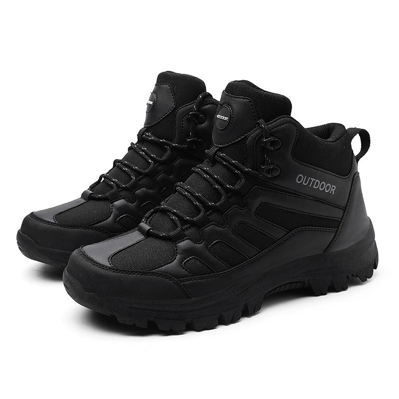 Damen Stabile und wetterfeste Wanderschuhe mit hohem Schaft
