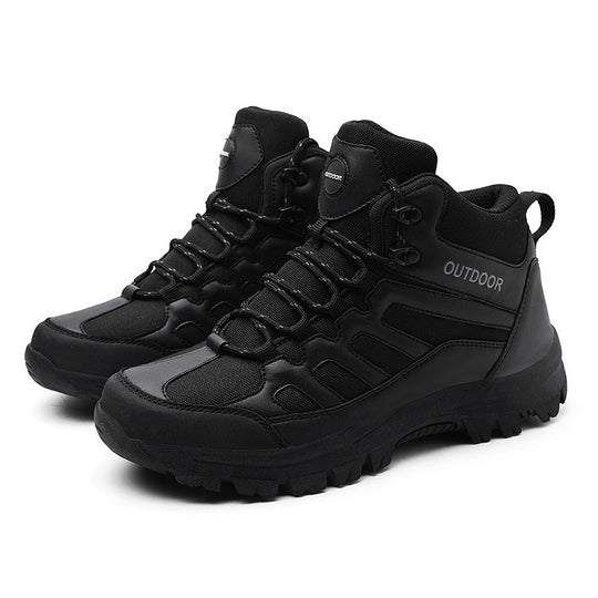 Damen Stabile und wetterfeste Wanderschuhe mit hohem Schaft R&B