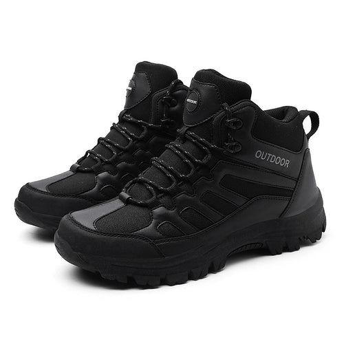 Damen Stabile und wetterfeste Wanderschuhe mit hohem Schaft R&B