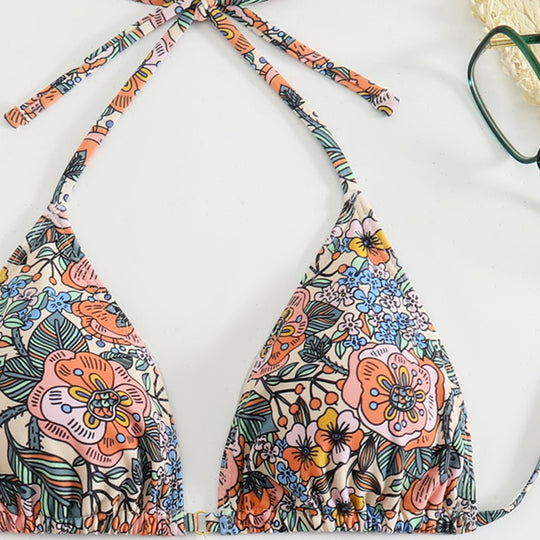 Damen Floral Design Bikini R&B