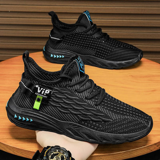 Damen Sportliche Mesh-Laufschuhe mit atmungsaktiver Oberflächenstruktur R&B