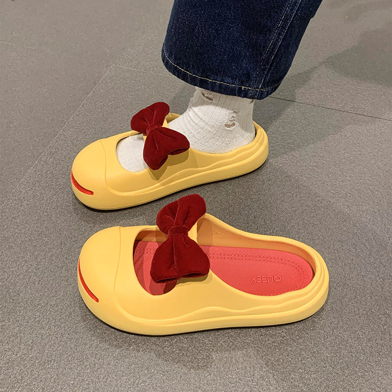 Damen Ballerinas mit elegantem Schleifen-Detail und rutschfester Sohle EB