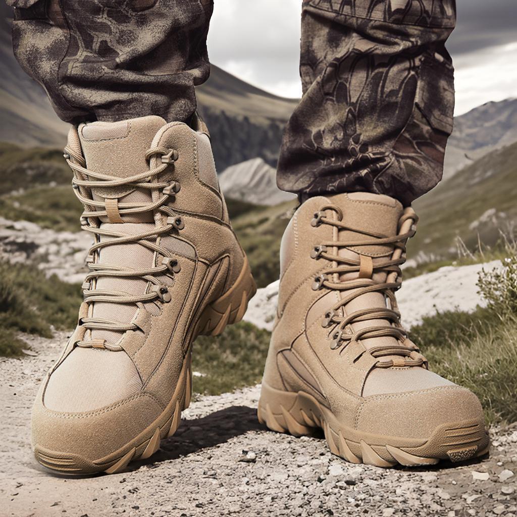 Herren Tactical Bergstiefel mit rutschfester Sohle und strapazierfähigem Obermaterial Heidi Mode