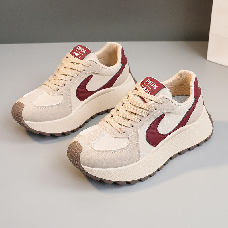 Damen Sportliche Chunky Sneaker mit atmungsaktiver Mesh-Oberfläche und dämpfendem Sohlenprofil R&B