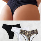 Damen Hochgeschnittener Bikini mit seitlichen BindR&Bändern R&B