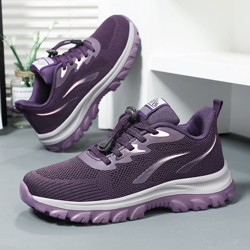 Damen Sportliche Laufschuhe mit flexiblem und atmungsaktivem Mesh-Obermaterial R&B