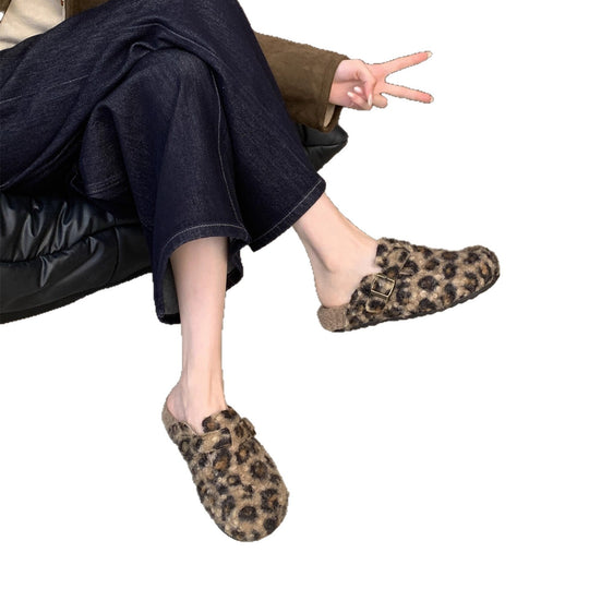 Damen Clogs aus hochwertigem Wollfilz mit dekorativen Schnallenapplikationen R&B