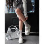 Damen Sportliche Plateau-Sneaker mit verstellbarem Klettverschluss und stylischem Obermaterial R&B