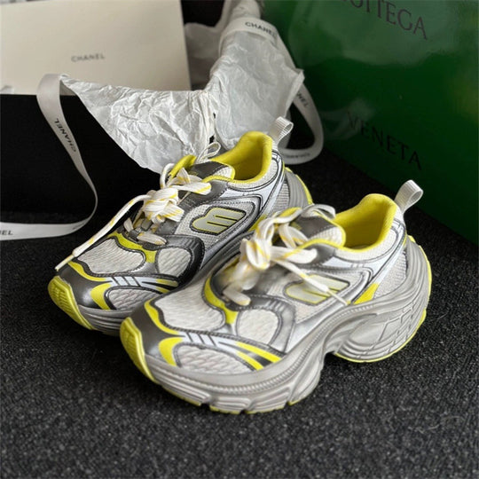 Damen Sportliche Läufersneaker mit ergonomischem Sohlenprofil und atmungsaktivem Mesh-Obermaterial R&B