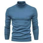 Herren modischer Rollkragenpullover aus feiner Merinowolle R&B