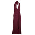 Damen Elegantes Halterkleid mit tiefem V-Ausschnitt und raffinierten Drapierungen EB