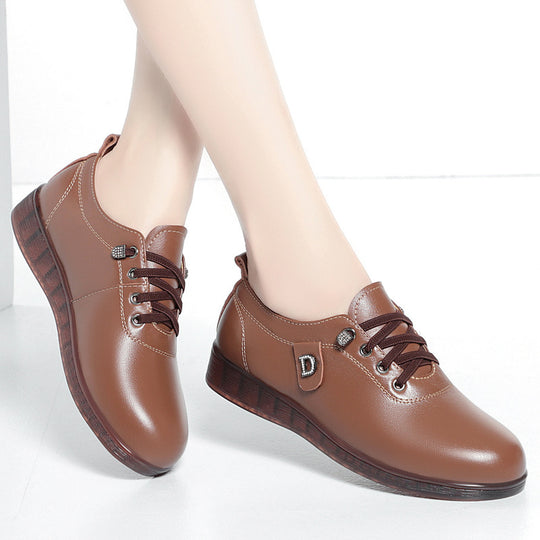 Damen Elegante Schnürschuhe mit modischem Schmuckdetail und rutschfester Sohle R&B
