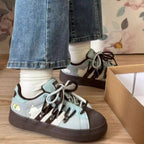 Damen Sportliche Sneakers mit robustem Gummiprofil und atmungsaktiver Oberflächenstruktur R&B