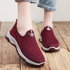 Damen Komfortable Mesh Slip-On Sneakers mit flexibler Laufsohle R&B