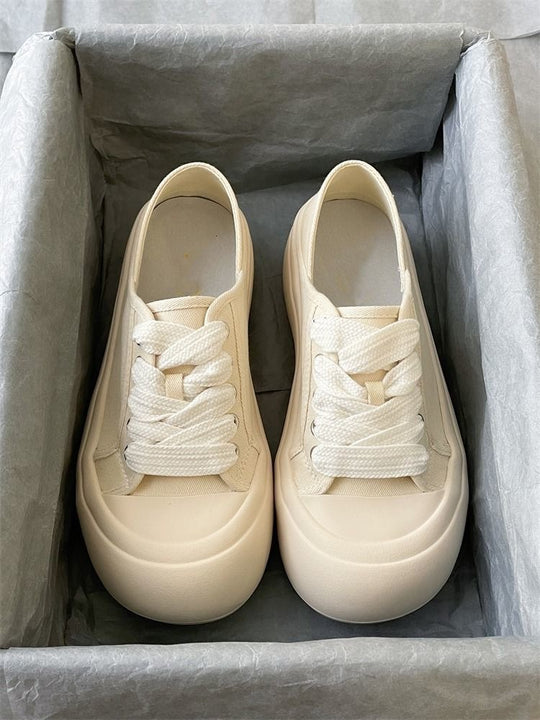 Damen Bequeme Sneaker aus hochwertigem Material mit elastischen Schnürsenkeln R&B