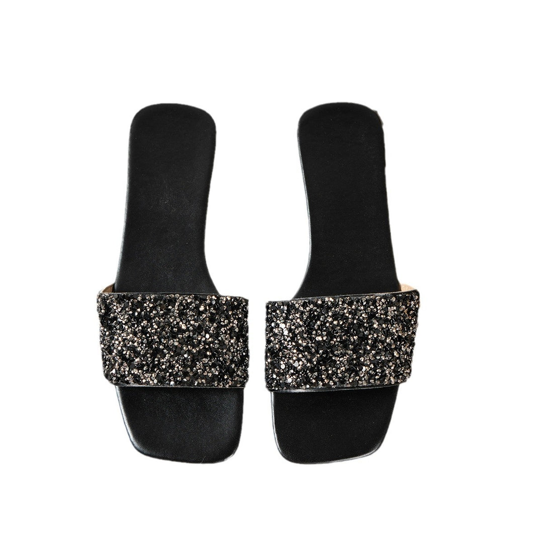Damen Glamouröse Riemensandalen mit funkelnden Strassdetails R&B
