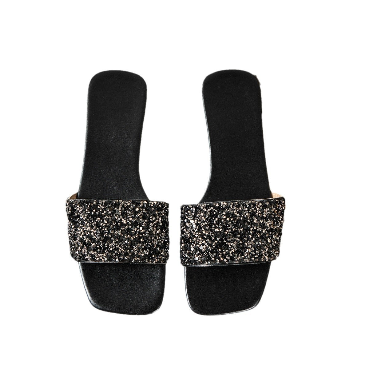 Damen Glamouröse Riemensandalen mit funkelnden Strassdetails R&B