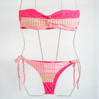 Damen Bandeau-Bikini mit raffinierten Knotendetails und verspieltem Design R&B