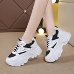 Damen modische chunky Sneakers mit dämpfender Sohle und atmungsaktivem Obermaterial R&B